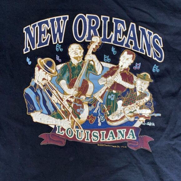 Vintage New Orleans Graphic Tee Size Medium - Picture 2 of 4